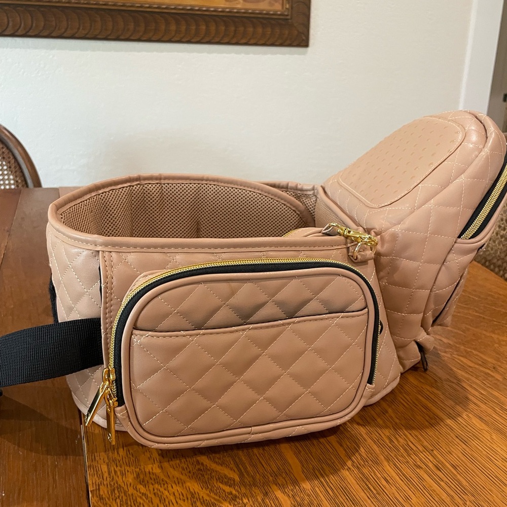 Tush baby Hip carrier sand vegan leather